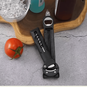 Portable 5-in-1 Jar Opener Set, Compact Labor-Saving Bottle Opener Kit, Easy to Carry Jar Remover for Home, Camping, RV & Travel (Ideal for Senio