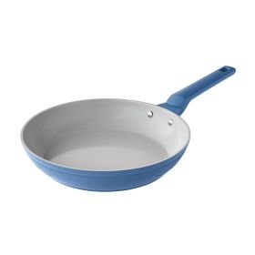 Riverside Embossed 10-inch Aluminum Frying Pan, Blue